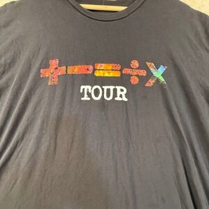 Ed Sheeran Mathematics Tour 2023 Denver Colorado Concert T-Shirt Black XL